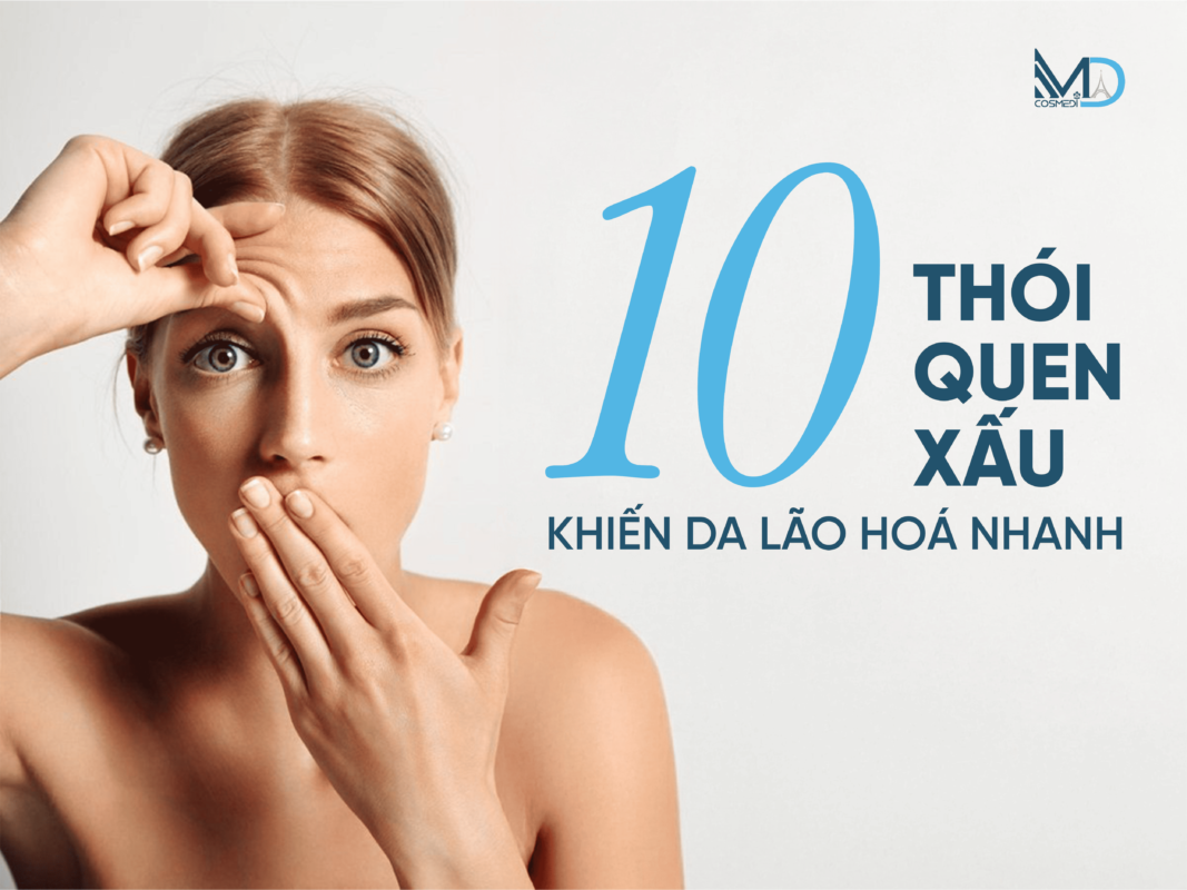 Thói quen xấu kiến da lão hóa nhanh