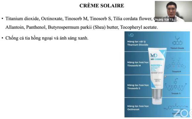 Bác sĩ tâm chia sẻ về sử dụng Kem chống nắng trong phòng ngừa và tái phát nám
