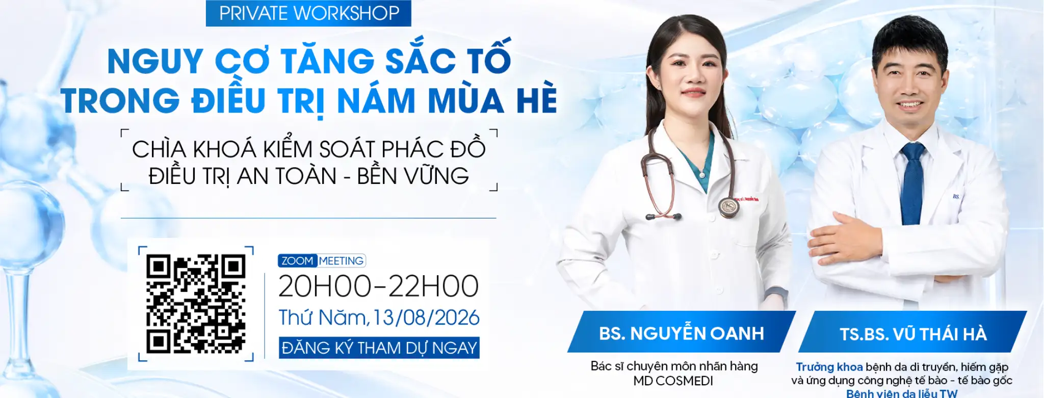 workshop: Nguy cơ tăng sắc tố trong điều trị nám mùa hè