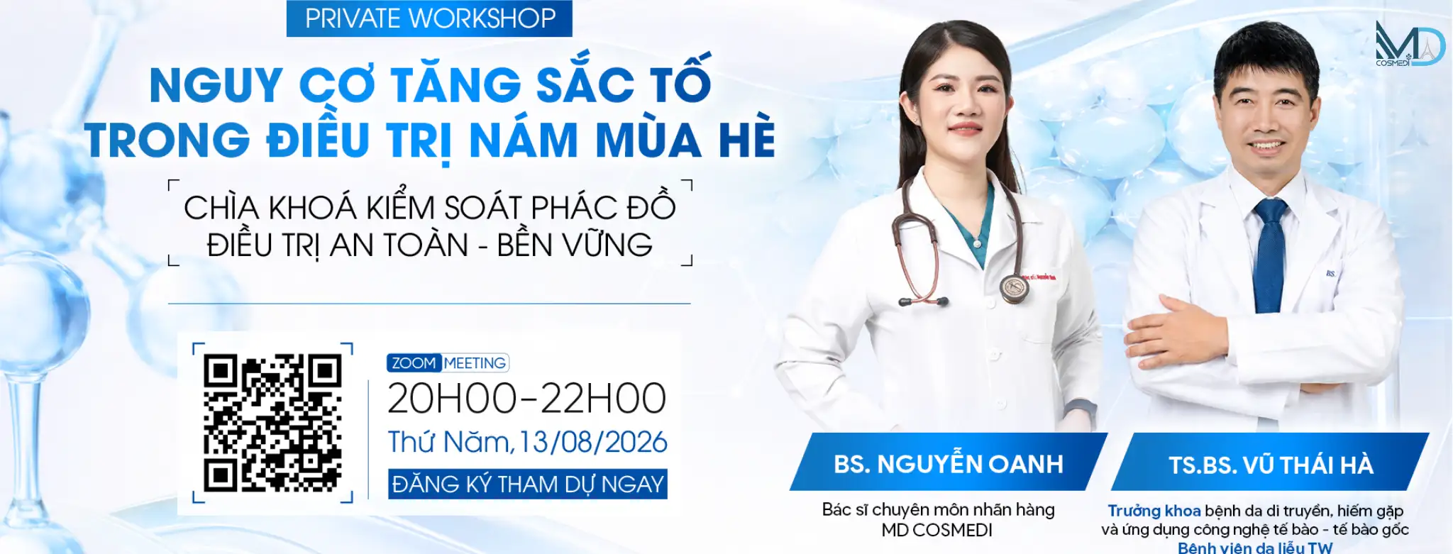 workshop: Nguy cơ tăng sắc tố trong điều trị nám mùa hè